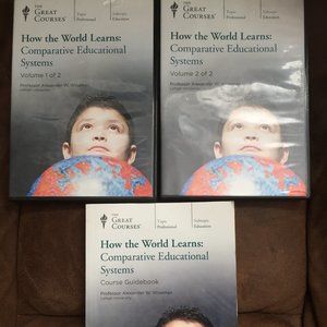 How the World Learns:Comparative Educational Systems(12 CDs & Book)
